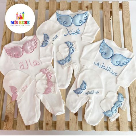 Newborn Baby Personalized Outfit Custom Clothing Sets Angel Wing Jumpsuit Spring Suit Outfit Costumes Children's Clothing 3 Pcs| | - AliExpress Personalized Newborn Outfit, Baby Hospital Outfit, Cute Baby Onesies, Custom Baby Onesies, Personalized Baby Clothes, Baby Hospital, Baby Set, Newborn Outfit, Newborn Baby Gifts