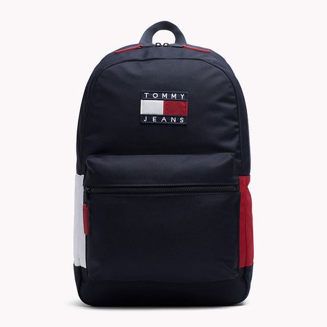 Tommy Hilfiger Backpack - tommy navy/ rwb (Blue) - Tommy Hilfiger Backpacks - main image Tommy Hilfiger Backpack, Mochila Nike, Korean Bag, Purse Trends, Tommy Hilfiger Bags, Mens Fashion Wear, Art Bag, Cute Backpacks, Stylish Bag