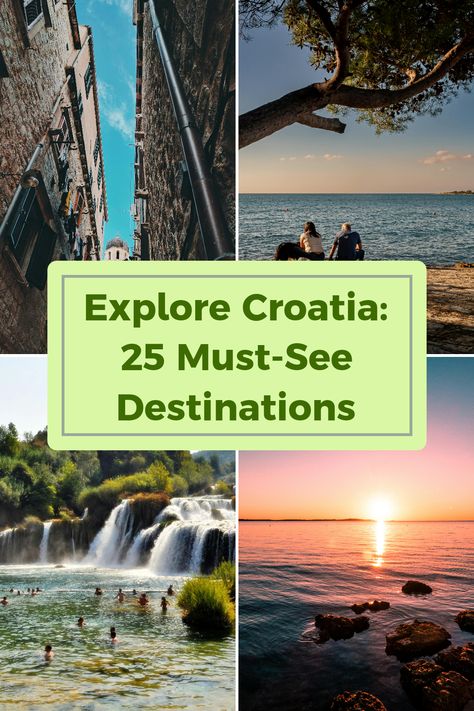 Looking for the ultimate Croatia travel experience? This guide covers everything you need, from the Croatia itinerary for one week to the best places to visit like Dubrovnik and the stunning beaches of Hvar. Enjoy your Croatia vacation with insights on top activities to do in Hvar, and exploring Orebic. Whether you’re planning a trip to Croatia or just curious about this European gem, our travel guide is perfect for everyone, including solo travelers wondering what to do in Croatia. Let's unlock your Croatia adventure! Croatia Things To Do, Croatia Travel Itinerary, Croatia Adventure, Croatia National Park, Croatia Itinerary, Croatia Vacation, Travel Croatia, Croatia Travel Guide, Packing For Europe