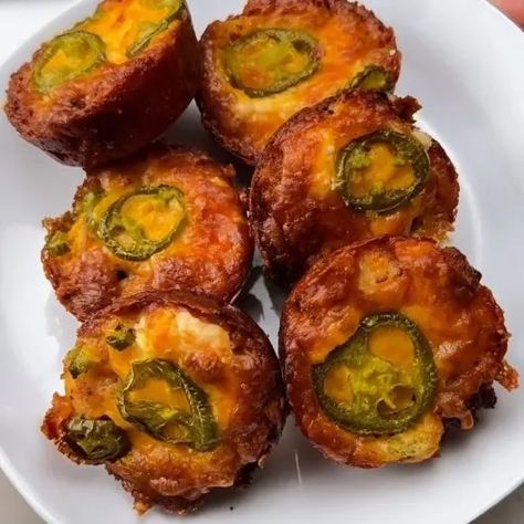 Jalapeño Popper Bites – Cheesy & Bacon Filled Cheese Bacon Chicken, Popper Bites, Jalapeno Bites, Jalapeno Popper Bites, Quick Keto Meals, Bacon Chicken, Crowd Pleasing Appetizers, Keto Snack, Cheesy Bacon