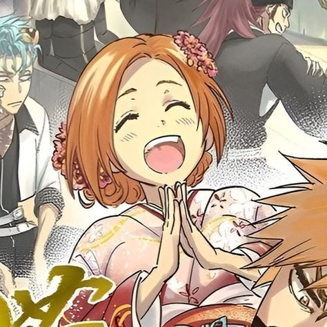 bleach matching icons girl x boy Bleach Matching, Orihime Bleach, Ichigo X Orihime, Bleach Orihime, Ichigo And Orihime, Bleach Couples, Ichigo Y Rukia, Orihime Inoue, Duos Icons