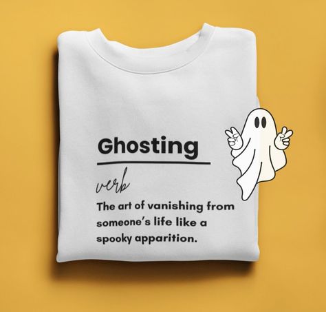 Halloween Crewneck Sweaters + T-Shirts! Check these out, lots of sizes available! Have a peep and Stay Positive! 😉🤓⚡️ @etsy #halloween #ghosting #ghostshirt #halloweenshirt #halloweensweater #giftforher #giftforhim Funny Coworker Gifts, Cozy Halloween, Etsy Halloween, Crewneck Sweaters, Basic Witch, Halloween Tshirt, Office Notebook, Halloween Sweater, Women Halloween