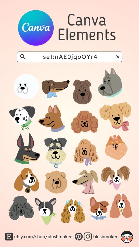 canva elements dogs doggos doggies canine best friend drawing doodles Canva Borders Keyword, Canva Doodle Elements, Cute Canva Elements, Canva Draw, Canva Doodle, Canva Sticker, Canva Journal, Canva Stickers, Friend Drawing