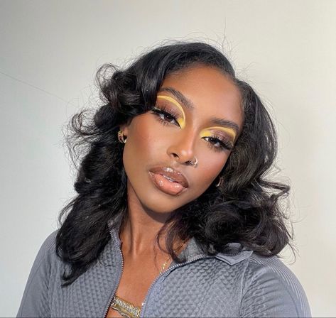 Brown Skin Makeup, Glam Makeup Look, Cute Makeup Looks, Makeup Eye Looks, Creative Makeup Looks, Glamour Makeup, Dark Skin Makeup, Makeup Obsession, Looks Black