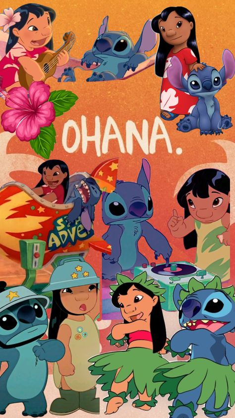 Lilo And Stitch Wallpaper Aesthetic, Wallpaper Lilo And Stitch, Lilo And Stitch Aesthetic, Lilo And Stitch Wallpaper, Obama Art, Lilo And Stitch 3, Stitch Wallpapers, Stitch Collage, Angel Lilo And Stitch