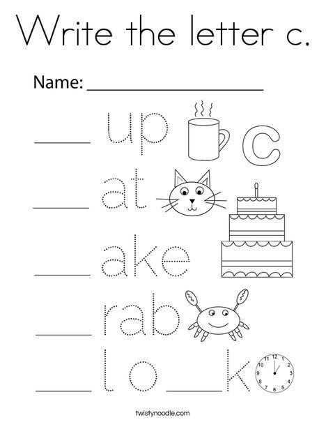 Letter C Coloring Pages, Letter C Activities, The Letter C, Kindergarten Learning Activities, Alphabet Activities Preschool, Activities Preschool, Kindergarten Learning, English Worksheets, Alphabet Worksheets