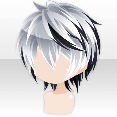 Anime Hairstyles Male, Chibi Hair, Pelo Anime, Drawing Hair Tutorial, Hair Color Underneath, Manga Hair, Anime Boy Hair, Cartoon Hair, Hair Sketch