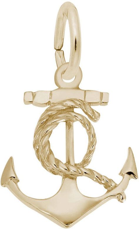 PRICES MAY VARY. Authentic Rembrandt charm High quality Beautiful design Ships Anchor Charm by Rembrandt. 14K Yellow Gold. Ship Anchor, Anchor Charm, Rembrandt, Bracelets And Charms, Sterling Silver Charm, Gold Plated Sterling Silver, Silver Charms, Womens Jewelry Bracelets, Silver Gold