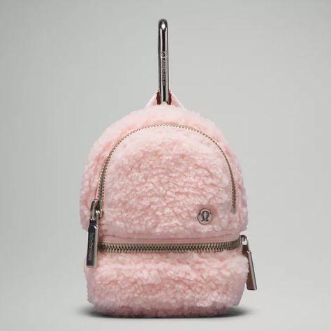 Brand New With Tags Attached Lululemon Athletica City Adventurer Fleece Backpack Nano Asia Exclusive Color: Pink Mist Silver Tone Hardware It's The Little Things. Keep Them Close With This Nano Version Of Your Favourite Backpack. Clip It Onto A Pack Or Slide It Through A Belt-Bag Strap For An Extra Dose Of Storage. Dimensions: 8.5cm X 6cm X 12cm (3.3" X 2.3" X 4.7") Textured, Fleece Fabric Materials Liner:Face: 100% Recycled Polyester Body:70% Polyester, 30% Recycled Polyester Backpack Lululemon, Lululemon Backpack, Mist Color, Preppy Inspiration, Lululemon Headbands, Running Hats, Birthday List, Knit Mittens, Black And White Abstract