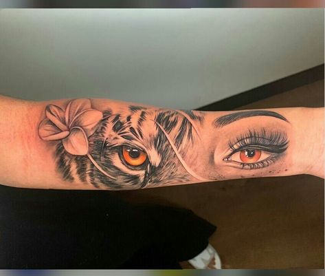 Eye Of The Tiger Tattoo For Women, Female Lower Arm Tattoos, Tiger Eye Tattoo For Women, Rhea Tattoo, Drip Tattoo, Shen Long Tattoo, Tiger Eyes Tattoo, Hand Tattoos For Girls, Tattoo Schrift