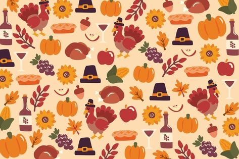 Hand drawn thanksgiving background | Free Vector #Freepik #freevector #background #food #hand #family Language Classroom Decor, Elf Is Back Ideas, Thanksgiving Napkin Folds, Simple Thanksgiving Table Decor, Paper Napkin Folding, Thanksgiving Background, Idea Box, Pumpkin Wallpaper, Thanksgiving Inspiration