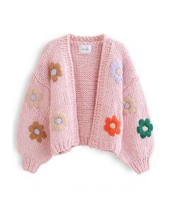 Stitch Flowers, Fashion Buyer, Chunky Cardigan, Chunky Knits Sweater, Indie Design, Party Fashion, Chunky Knit, Elegant Style, Unique Fashion