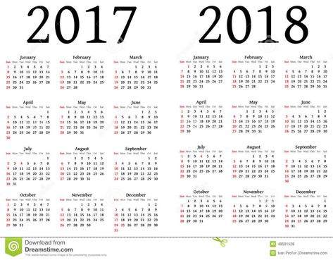 Calendar For 2017 And 2018 Stock Vector - Image: 49501528 Free Printable Calendar Templates, November Calendar, Math Tools, Calendar 2017, 2018 Calendar, Calendar 2018, Holiday Calendar, Printable Calendar Template, Agenda Planner