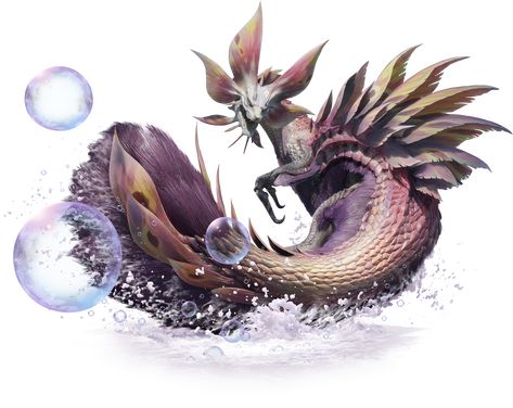 Mizutsune Art, Monster Hunter Mizutsune, Monster Hunter Monsters, Mh Tattoo, Rov Skin, Game Art Design, Monster Hunter Wiki, Monster Hunter Series, Monster Hunter Art