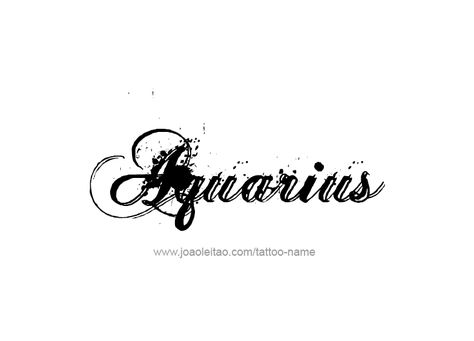 Tattoo Design Horoscope Name Aquarius Tattoos With Names, Fonts Style, Aquarius Tattoo, Aquarius Horoscope, Tattoo Collection, Stylist Tattoos, Name Tattoo Designs, Name Tattoo, Name Tattoos