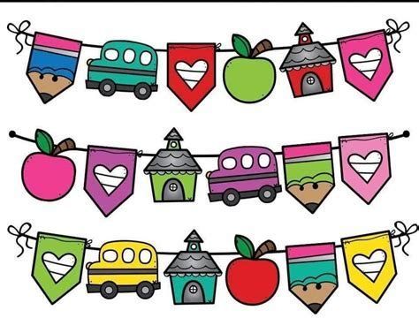 Classroom Borders, Classroom Clipart, School Clipart, Class Decoration, Borders And Frames, Cartoon Background, Art Drawings For Kids, Bunting Banner, Cartoon Clip Art