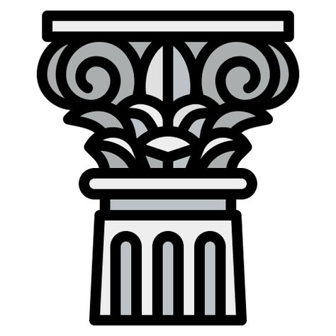 Corinthian pillar free icon Pillar Drawing, Corinthian Pillar, Flag Designs, Corinthian Column, Creative Journaling, Free Icon, Icon Download, More Icon, Animated Icons