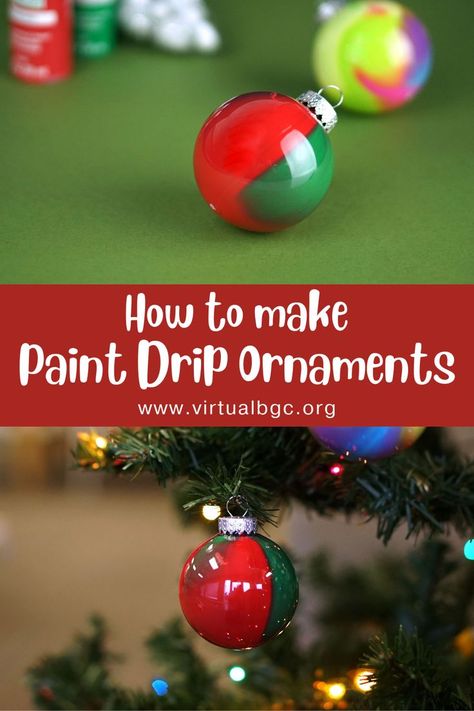 Looking for a unique and creative way to decorate your Christmas tree this holiday season? Check out this DIY Project! In this video, Jessie shows you how to make Paint Drip Ornaments! Making your own ornaments is a great way to add a personalized touch to your tree, and they make great gifts for family and friends! Click the link to see the full tutorial. Materials needed: - Acrylic paint - Clear/round ornament - Empty container (like a paper cup) Make Paint, Ornaments Making, Christmas Craft Projects, How To Make Paint, Round Ornaments, Drip Painting, Paper Cup, Christmas Craft, Christmas Crafts Diy