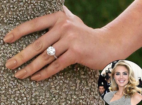 Here's What Makes Kate Upton's Engagement Ring From Justin Verlander Extra Special | E! Online Celebrity Wedding Rings, Bridal Decor, Justin Verlander, Celebrity Jewelry, Diamond Bling, Celebrity Wedding, Celebrity Engagement Rings, Anita Ko, Kate Upton