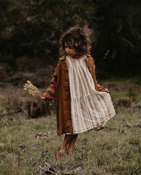 The Simple Folk on Instagram: “"Spring's greatest joy beyond a doubt, is when it brings the children out." ~ Edgar Guest⁠⁠ ⁠⁠ For us and our children, Spring is a time…” Linen Trench Coat, Fall Clothing Essentials, The Simple Folk, Girls Fall Outfits, Linen Jackets, Linen Jacket, Organic Linens, Tiered Skirt