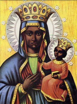 Madonna nera Ezili Dantor, Erzulie Freda, Our Lady Of Czestochowa, Panna Marie, Haitian Art, Black Jesus, Child Jesus, The Virgin Mary, Goddess Of Love