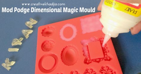 Homemade Mod Podge, Deco Podge, Mod Podge Dimensional Magic, Mod Melts, Hot Glue Art, Mod Podge Crafts, Magic Crafts, Alphabet Charm, Puffy Paint