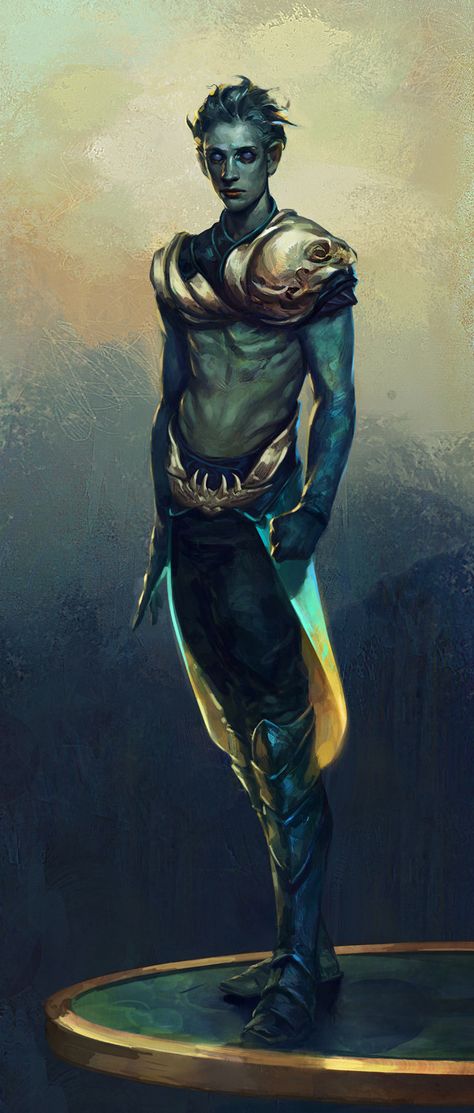 ArtStation - Fish, Arden Beckwith Fish Man Character Design, People Drawings, Aaliyah Pictures, Leagues Under The Sea, Beautiful Sketches, Boy Fishing, Fantasy Collection, Fish Man, Concept Art Character