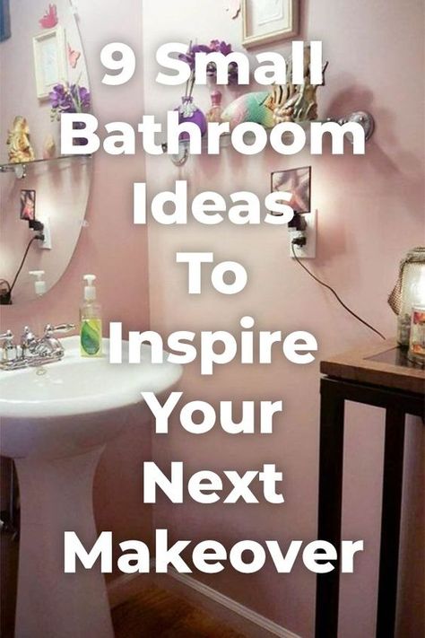 Makeover Kamar Mandi, Small Bathroom Makeover, Bathroom Decor Ideas Colors, Small Bath, Small Bathrooms, Budget Bathroom, Diy Bathroom Decor, Farmhouse Bathroom Decor, Small Bathroom Ideas