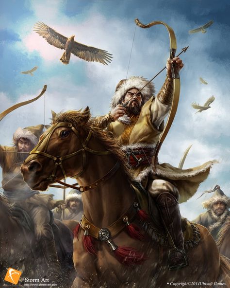 ArtStation - AC, Lovely Magicican Medieval Warriors, Horse Archer, Attila The Hun, Gorilla Tattoo, Eastern Roman, Genghis Khan, Learn History, Legends And Myths, Korean History