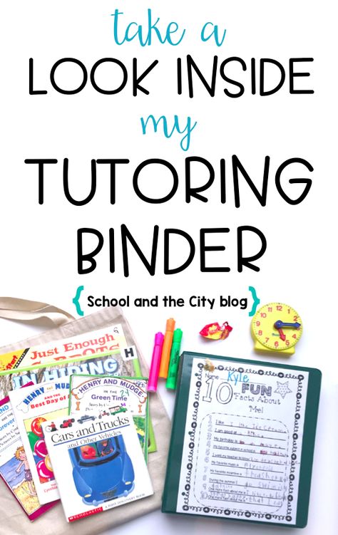 Take a Look Inside My Tutoring Binder: writing, fluency, and comprehension (School and the City blog) Tutoring Classroom Setup, First Tutoring Session, Elementary Tutoring Ideas, Start Tutoring Business, First Grade Tutoring Ideas, After School Tutoring Ideas, Kindergarten Tutoring Activities, Kindergarten Tutoring Ideas, Tutoring Business Cards