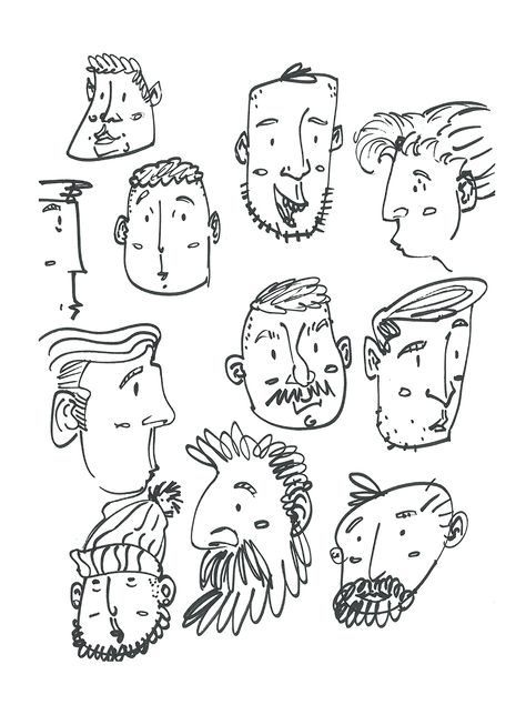 Self Portrait Doodle, Doodle Characters People, Doodles People, Person Doodle, Character Illustration Sketches, Faces Doodle, Sketching Faces, Short Sketch, Character Doodles