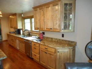 Angled End Cabinets In Kitchen, Superior Cabinets, Design Remodel, Kitchen Design Decor, Upper Cabinets, Kitchen Tops, House Kitchen, Kitchen Pantry, Design Decor