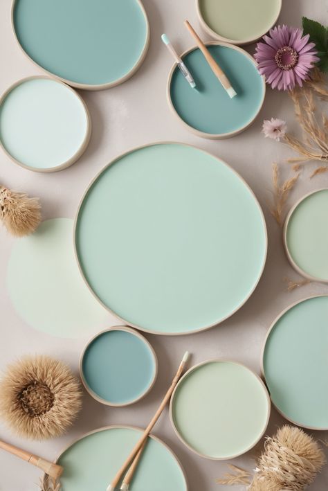 Discover the best palettes of SW colors featuring Turquoise, Mauve, and Boho Bliss to elevate your kitchen's interior design in this daily routine for interior designers. #ad     #Painting #wallpaint2024  #color2024  #DIYpainting  ##DIYhomedecor  #Fixhome Canvas Projects Diy, Colors With Turquoise, Painting Kids Furniture, Turquoise Wall, Fall Furniture, Modern Fall Decor, Turquoise Color Palette, Soft Turquoise, Easy Fall Decor