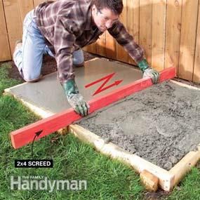 Diy Concrete Slab, Cement Steps, Diy Steps, Concrete Patios, Smooth Concrete, Concrete Pad, Backyard Designs, Porch Steps, Concrete Steps