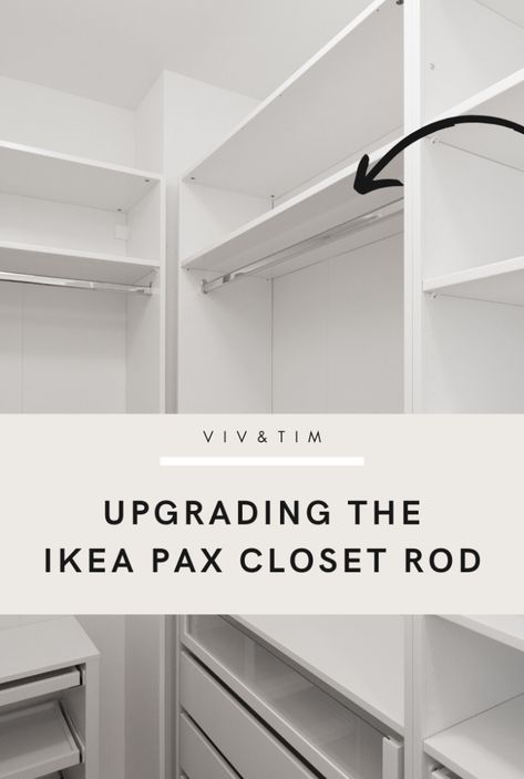 This guide is full of helpful PAX wardrobe ideas to help create your dream walk in closet! Includes assembly tips, Ikea closet hack ideas, and the best accessories for organization. #ikeaclosetideas Long Narrow Closet Ideas, Pax Closet Hack, Ikea Wardrobes, Ikea Closet Hack, Master Closet Ideas, Narrow Closet, Ikea Pax Closet, Closet Ikea, Walk In Closet Ideas