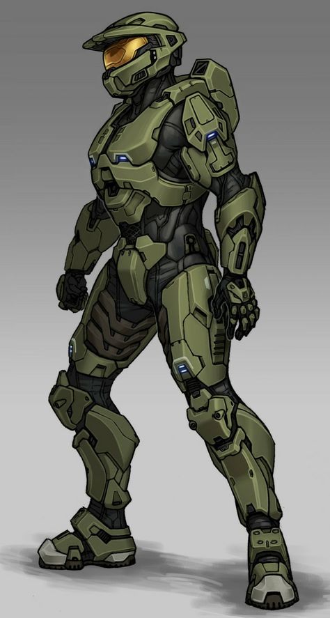 Mark vi Halo Spartan Drawing, Spartan Armor Concept Art, Halo Spartan Armor Concept Art, Spartan Armor Halo, Master Chief Pfp, Halo Spartan Oc, Halo Characters, Spartan Halo, Halo Drawing