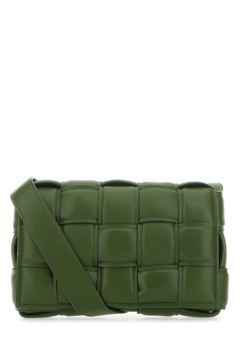 BORSA Burberry Accessories, Bottega Veneta Shoulder Bag, Louis Vuitton Shoulder Bag, Womens Crossbody Bag, Green Bag, Nappa Leather, Chanel Handbags, Leather Mini, Military Green