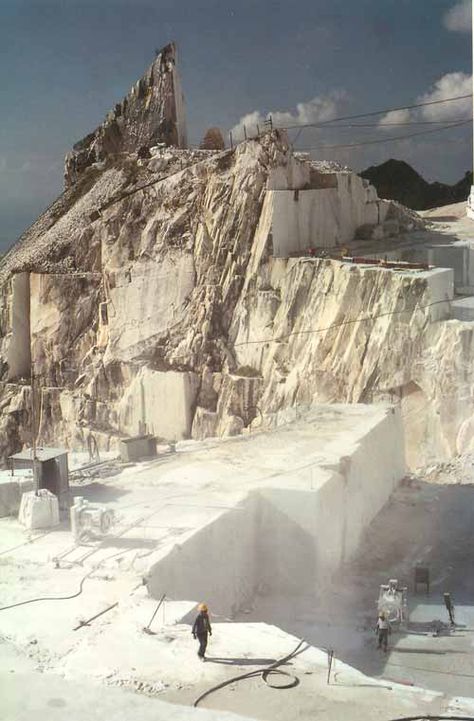 Carrara marble , Italy, province of Massa and Carrara , Tuscany Michelangelos David, Carrara Italy, Marble Quarry, Trajan's Column, Marble Carrara, Marble City, Stone Quarry, Toscana Italia, San Gimignano