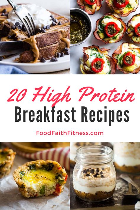 Quick High Protein Breakfast, Macro Breakfast, Protein Dishes, Healthy High Protein Breakfast, Recipes Protein, High Protein Breakfast Recipes, Packed Breakfast, Healthier Options, Protein Meals