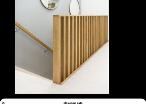 Staircase Banister Ideas, Newest Ideas, Staircase Design Ideas, Oak Staircase, Stair Renovation, Stair Banister, Timber Staircase, Contemporary Staircase, Timber Slats