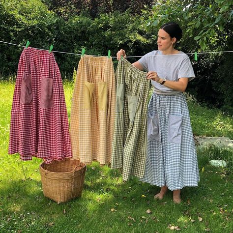 Its Hot Outside, Early Spring Outfits Casual, Dottie Angel, Flannel Skirt, Clothing Making, Spring Trends Outfits, Patchwork Clothes, Hot Outside, Earthy Outfits