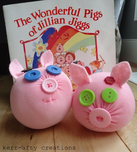 Kerr-afty Creations: Jillian Jiggs Pigs Jillian Jiggs Pigs Diy, Jillian Jiggs Pigs, Jillian Jiggs, Gems Crafts, Homework Club, Book Lessons, Toy Gift Guide, Picture Book Activities, Balloon Tree