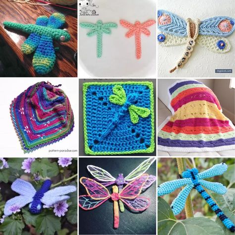 11+ Stunning Free Crochet Dragonfly Patterns (easy and fun!) - Little World of Whimsy Free Crochet Dragonfly Pattern, Dragonfly Crochet Pattern Free, Crochet Dragonfly Pattern, Cute Crochet, Free Crochet Pattern, Free Crochet, Free Pattern, Crochet Patterns, Crochet