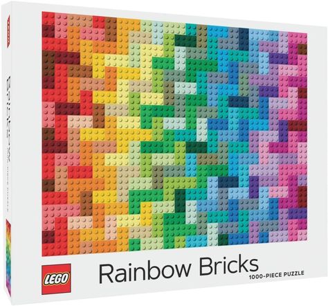 Lego Rainbow, Brick Images, Lego Shop, Lego Challenge, Lego Builder, New Puzzle, Buy Lego, Chronicle Books, 1000 Piece Jigsaw Puzzles