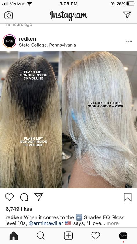 Beautiful Short Haircuts, Toner For Blonde Hair, Redken Hair Color, Icy Blonde Hair, Silver Blonde Hair, Redken Hair Products, Colored Hair Tips, Women Hairstyles Long, Hair Toner