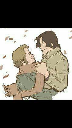 Sam X Gabriel, Gabriel Supernatural, Sam And Gabriel, Supernatural Ships, Supernatural Comic, Supernatural Fan Art, Supernatural Art, Supernatural Tv Show, Supernatural Destiel