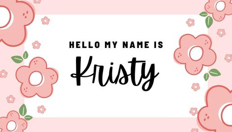 name tag, name tag sticker, Name Tag Templates Aesthetic, Preschool Name Tags, Free Teacher Printables, Labels Printables Free Templates, Nametags For Kids, Preschool Names, Name Tag Templates, Templates Aesthetic, Name Tag Design