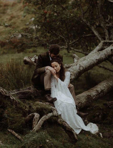 Scottish Elopement, Scotland Elopement, Wedding Adventure, Scotland Wedding, Elopement Dress, Loch Lomond, Bride Inspiration, Elopement Locations, Boho Lace