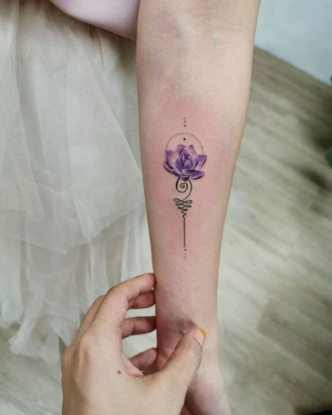 Unalome Lotus, Lotus Tattoos, Lilac Tattoo, Om Tattoo Design, Lotus Tattoo Design, Finger Tats, Unalome Tattoo, Delicate Tattoo, Cute Small Tattoos