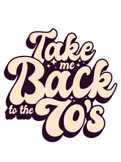 60s Stickers, 1970 Aesthetic, 70s Stickers, 80s Life, Font Love, Back To The 70s, Back To The 50s, Funky Fonts, Retro Quotes